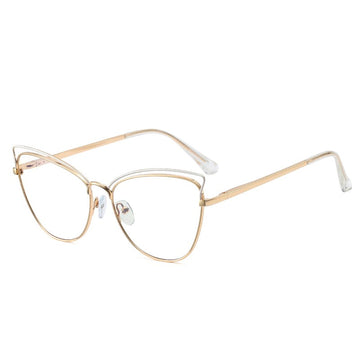 Anti-Blue Blocking Glasses New Trends Cat Eye Women's Glasses Frame Fashion Design Oversized Optical Fashion Decorative Glasses